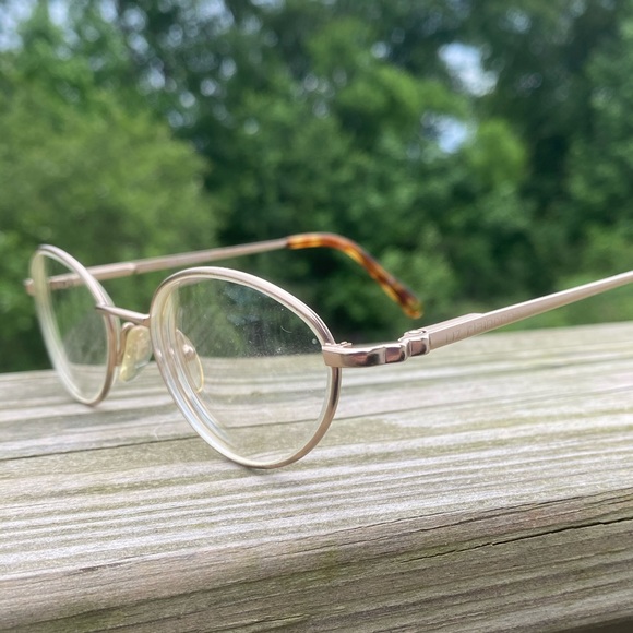 Liz Claiborne Frames Vintage made in Italy metal frames gold tone 53[]17 125 - Picture 6 of 12